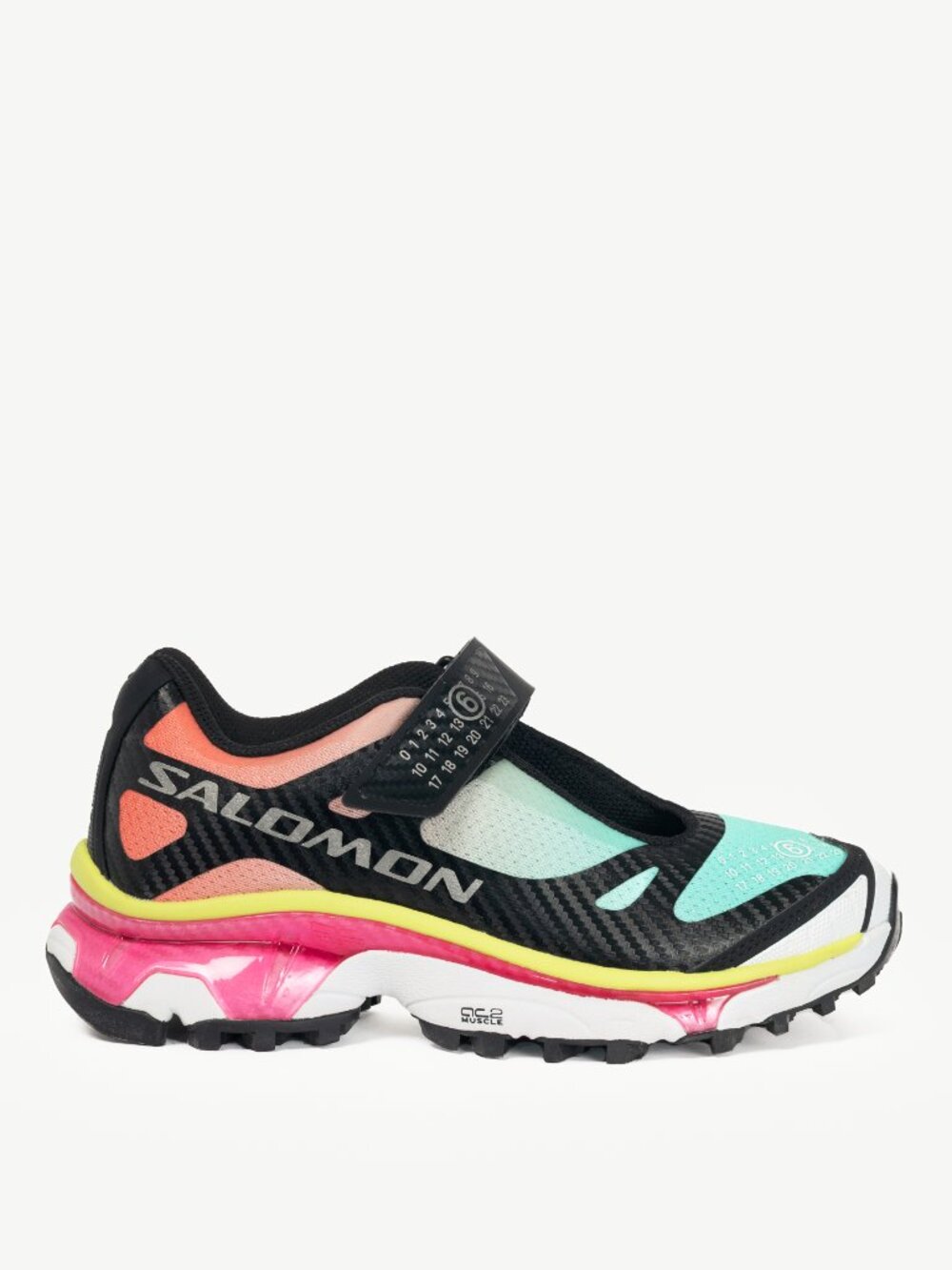 MM6 x Salomon XT-Mary J Ginger & Green Logo Sneakers